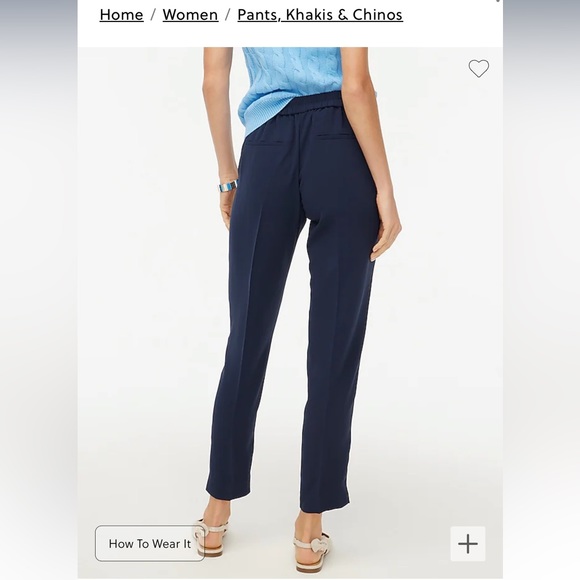 J.Crew Jamie pant midrise ankle length - Picture 2 of 8